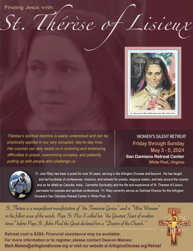 St. Therese May 2024 flyer